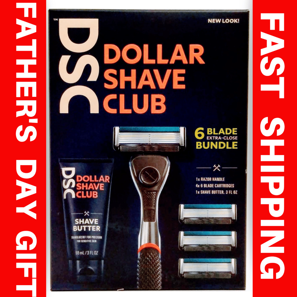 Dollar Shave Club 6-Blade Razor Bundle FATHERS DAY